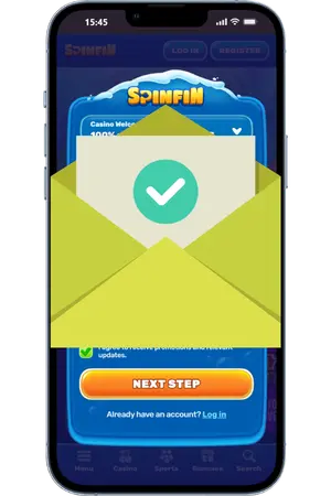 Spinfin Confirm your email address
