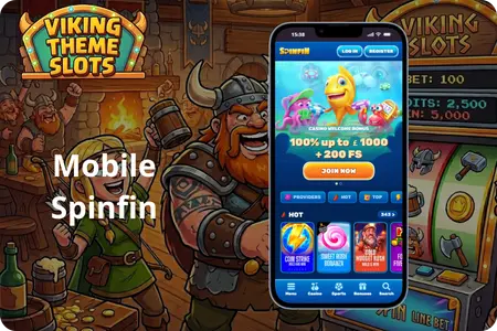Spinfin for mobile devices