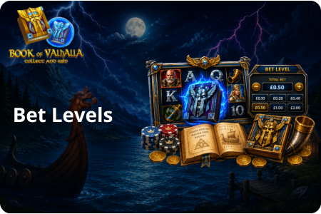 Book of Valhalla Bet Levels