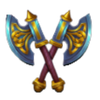 Book of Valhalla symbol Crossed Axes