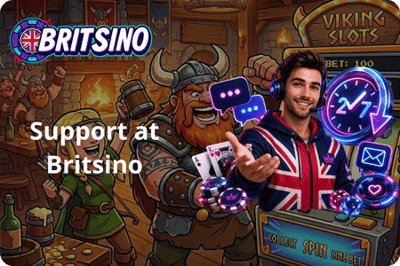 Support at Britsino casino